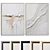 Plaster Dual Photo Frame with HQ Textures 3D model small image 1