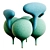 Inflated Ass Armchair by Manner&Matter 3D model small image 3