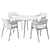 Modern Dining Chair and Table 3D model small image 6