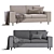 Modern BoConcept INDIVI Sofa 3D model small image 5