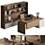 Executive Desk - Office Furniture 3D model small image 1