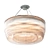 Modern Ring Chandelier Light Fixture 3D model small image 1