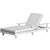 European Teak Outdoor Chaise Elegance 3D model small image 5