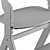 Little Chairman Adjustable High Chair 3D model small image 4