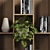 Modular Shelving Unit with Cabinet 3D model small image 7