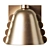 Modern Brass Wall Lamp Sconce 3D model small image 2