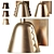 Modern Brass Wall Lamp Sconce 3D model small image 4