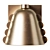 Modern Brass Wall Lamp Sconce 3D model small image 5