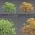  Low Poly Oak Tree Collection 3D model small image 2