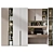 Modern Bookshelf GHS-2567 Set 3D model small image 1