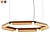  Adjustable Pendant Light with Cords 3D model small image 1