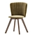 Modern Blue Sandro Chair (3D Model) 3D model small image 2