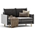 Compact Slipson Sofa by Divan.ru 3D model small image 1