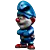 Papa Smurf Figurine 2021 3D model small image 2