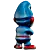 Papa Smurf Figurine 2021 3D model small image 3