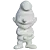 Papa Smurf Figurine 2021 3D model small image 4