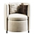 Frigerio Lou Armchair: Stylish Comfort 3D model small image 4