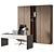 Modern Office Furniture Set 2014 3D model small image 2