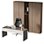 Modern Office Furniture Set 2014 3D model small image 4