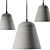 Elegant Line Marble Pendant Lamp 3D model small image 5