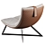 Elegant Scarlett Armchair in Vray 3D model small image 2