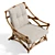 Sleek UV-Unwrapped Lounge Chair 3D model small image 5