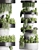 Vertical Wall Garden Set07 3D model small image 1