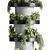 Vertical Wall Garden Set07 3D model small image 4