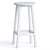 Industrial Style Metal Counter Stool 3D model small image 3