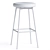 Swivel Barstool with Steel Legs 3D model small image 3