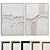 Plaster Dual Photo Frame Set 3D model small image 8