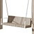 Modern Park Swing Set 3D model small image 3