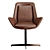 Sleek Bonaldo Newton Low Chair 3D model small image 6