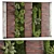 Realistic Green Fitowall 3D Set 3D model small image 1