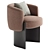 Modern CLAUDE Armchair for Home 3D model small image 4