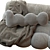 Modular Fabric Pillow Seat 3D model small image 3