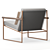 Contemporary Pipe Armchair Design 3D model small image 3