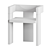 Neoplasticism-inspired Wooden Chair 3D model small image 6