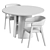 Customizable Chelsea Chair and Laura Table 3D model small image 10