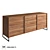 JEMUR 175 Teak Wood Dresser 3D model small image 1