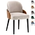  Sleek Modern Chair RUMBEC Design 3D model small image 1