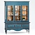 Victorian-Inspired Light Display Cabinet 3D model small image 1