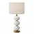 Elegant White Louvre Home Lamp 3D model small image 3