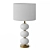 Elegant White Louvre Home Lamp 3D model small image 4