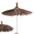 Tropical Palms Thatch Umbrella 3D model small image 6