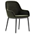 Modern Light Grey Konna Chair 3D model small image 4