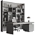  Executive Office Desk - Boss 641 3D model small image 7