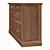 Vivid Veneer Vaza Wood Chest 3D model small image 3