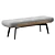 Modern Minimalistic Olos Bench 3D model small image 1