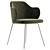 Elegant Yunia Chair by KaveHome 3D model small image 2